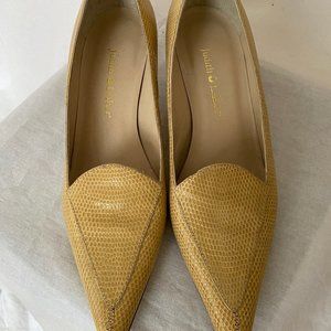 Judith Leiber Designer Sample Lizard Pump size 7.5